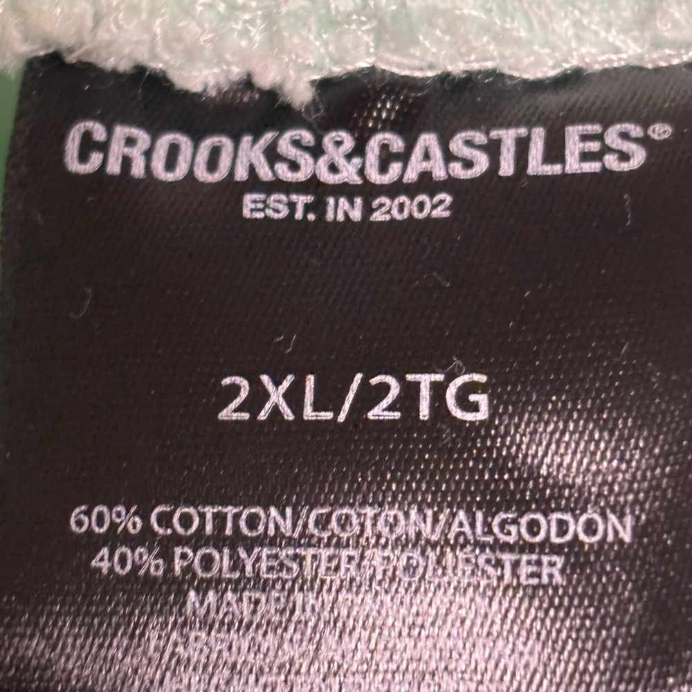 Crooks & Castles Sweatpants Joggers Light Green 2XL NWT - Picture 3 of 9
